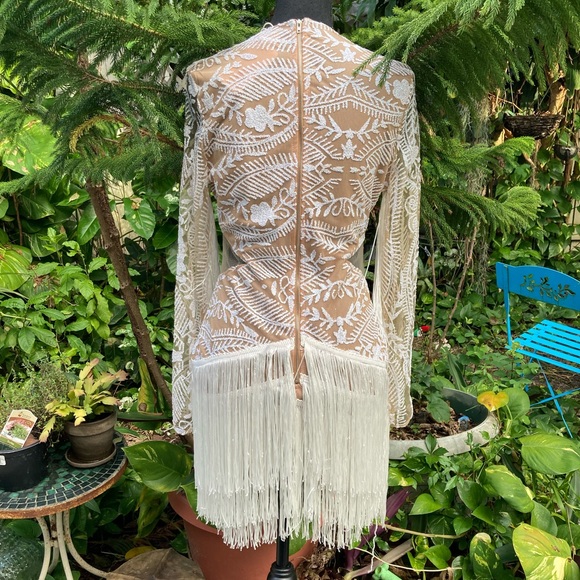 L’atiste fringe & sequin dres NWT sz M - Picture 6 of 14